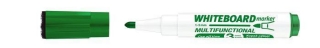 Popisovač na bílou tabuli a flipchart "Markeraser", zelená, 1-3mm, multifunkční, ICO