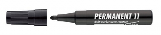 Permanentní popisovač "Permanent 11", černá, 1-3mm, kuželový hrot, ICO