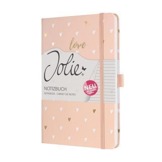 Exkluzivní zápisník "Jolie® Rose Love", 135x203 mm, linkovaný, 87 listů, tvrdé desky, SIGEL
