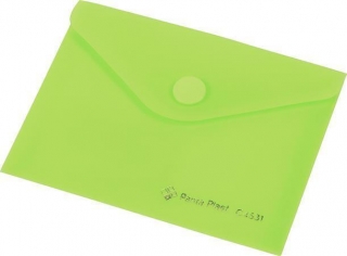 Spisové desky, s drukem, zelené, PP, A6, 160 micron, PANTA PLAST