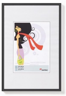 Frame, plastic, 21x29,7 cm, "New Lifestyle" black