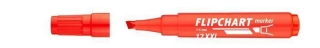 Popisovač na flipchart "Artip 12 XXL", červená, 1-4mm, klínový hrot, ICO