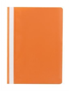 Desky s rychlovazačem, oranžové, PP, A4, 10ks/bal., VICTORIA