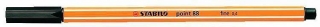 Liner  "Point 88", černá, 0,4mm, STABILO