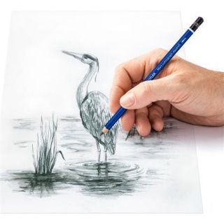 Grafitové akvarelové tužky "Design Journey Lumograph", sada se štětcem, 3 tvrdosti, šestihranné, STA