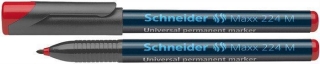 Permanentní popisovač "Maxx 224 M", červená, 1mm, OHP, SCHNEIDER