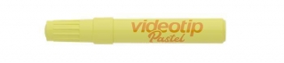Zvýrazňovač "Videotip", pastelová žlutá, 1-4 mm, ICO