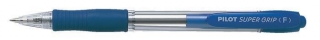 Kuličkové pero "Super Grip", modré tělo, 0,27mm, modrá, PILOT