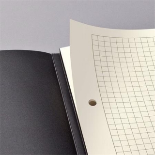 Záznamní kniha "Conceptum", černá, A5, čtverečkovaný, 60 listů, SIGEL