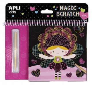Škrabací obrázky "Magic Scratch Fairies", pohádky, APLI