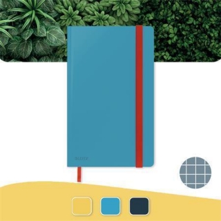 Poznámkový sešit "Cosy Soft Touch", matně modrá, čtverečkovaný, A5, 80 listů, tvrdé desky, LEITZ