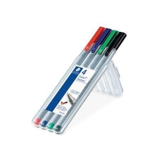 Liner "Triplus 334 Box" sada, 4 barvy, 0,3mm, STAEDTLER