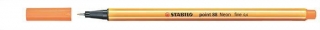 Liner  "Point 88", neonově oranžová, 0,4mm, STABILO