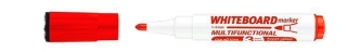 Popisovač na bílou tabuli a flipchart "Markeraser", červená, 1-3mm, multifunkční, ICO