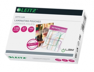Laminovací kapsy Leitz iLAM A7, 125 mic, Čirá