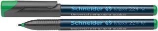Permanentní popisovač "Maxx 224 M", zelená, 1mm, OHP, SCHNEIDER
