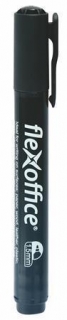 Permanentní popisovač "PM03", černá,  1,5mm, kuželový hrot, FLEXOFFICE