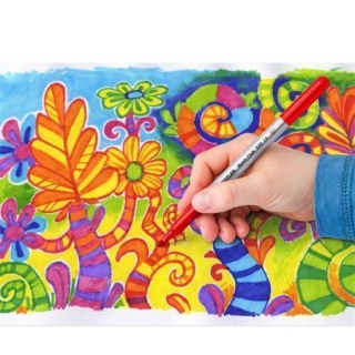Fixy "Noris Club 320", 10 barev, sada, 1-3 mm, oboustranné, vypratelné, STAEDTLER
