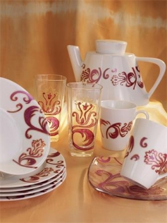Sada barev na porcelán 6 x 20 ml, Hobby Line