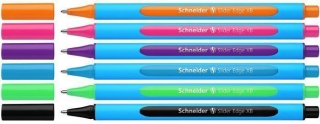 Kuličkové pero "Slider Edge XB" sada, mix barev, 0,7 mm, s uzávěrem, SCHNEIDER