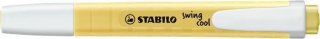 Zvýrazňovač "Swing Cool", pastelová vanila, 1-4 mm, STABILO