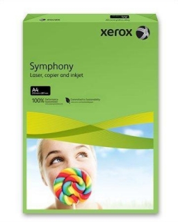 Xerografický papír "Symphony", tmavě zelená, A4, 80g, XEROX