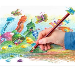 Barevné pastelky "Noris Colour", 36 barev, trojhranné, STAEDTLER