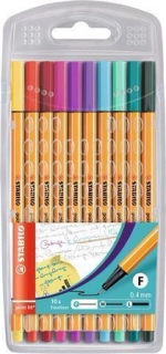 Liner "Point 88", 10 barev, 0,4mm, STABILO