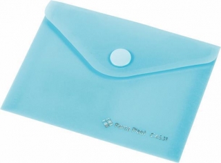 Spisové desky, s drukem, modré, PP, A6, 160 micron, PANTA PLAST