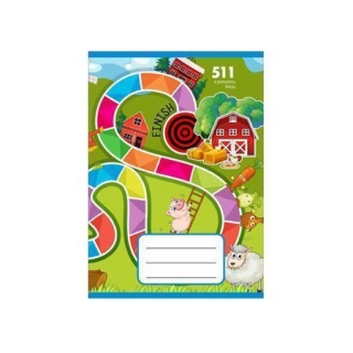 Školní sešit 511, pomocné linky, A5, 10 listů