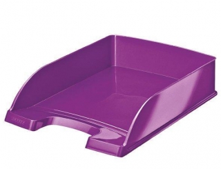 Odkladač "Wow", purpurová, plastový, LEITZ