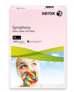 Xerografický papír "Symphony", růžová, A4, 80g, XEROX