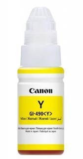 GI490 Cartridge pro Pixma MFP G2411, G3411, G4411 tiskárny, CANON, žlutá, 70 ml