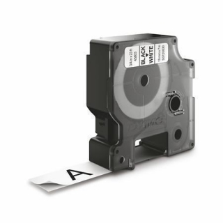Páska, 19 mm x 7 m, DYMO "D1", bílá-černá