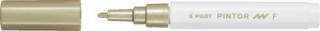 Dekorativní popisovač "Pintor F", zlatá, 1 mm, PILOT
