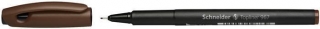 Liner  "Topliner 967", hnědá, 0,4mm, SCHNEIDER