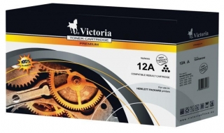 Toner pro "LaserJet 1010, 1012, 1015" tiskárny, VICTORIA Černá, 4 tis.stran