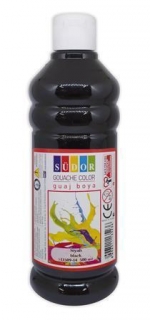 Temperová barva, černá, 500ml, Südor