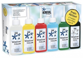 Základní sada Barva na sklo "Window Color Promotion Set", Hobby Line
