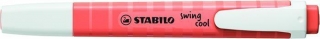 Zvýrazňovač "Swing Cool Pastel", pastelová korálová, 1-4 mm, STABILO