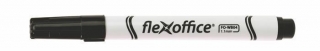 Popisovač na bílou tabuli "WB04", černá, 1,1mm, kuželový hrot, FLEXOFFICE