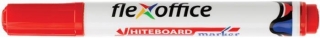 Popisovač na bílou tabuli "WB03", červená, 2,5 mm, kuželový hrot, FLEXOFFICE