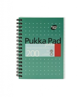 Blok "Metallic Jotta", A6, linkovaný, 100 listů, spirálová vazba, PUKKA PAD