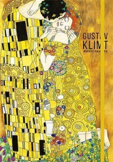 Skicák "Klimt&Van Gogh", A5, tečkovaný, 80 listů, tvrdé desky, mix motivů, SHKOLYARYK