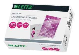 Laminovací kapsy Leitz iLAM 65 x 95 mm, 125 mic, Čirá
