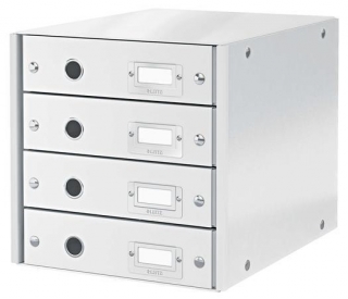 Zásuvkový box Leitz Click & Store se 4 zásuvkami, Bílá
