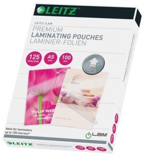 Laminovací kapsy Leitz iLAM UDT A5, 125 mic, Čirá