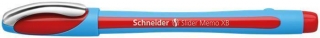 Kuličkové pero "Slider Memo", červená, 0,7mm, s uzávěrem, SCHNEIDER