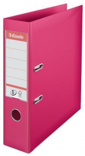 Pákový pořadač "Standard", ochranné spodní kování, fuchsia, 75 mm, A4, PP, ESSELTE