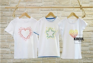 Sada Prstové barvy na textil MUCKI 4 barvy 150 ml, Hobby Line